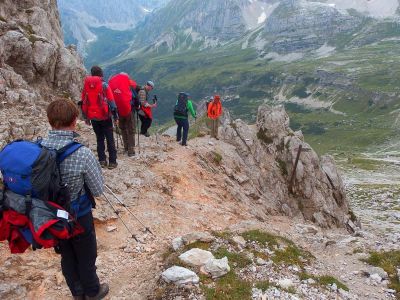 016-Auf der Bergwanderung zur Agostini-Huette